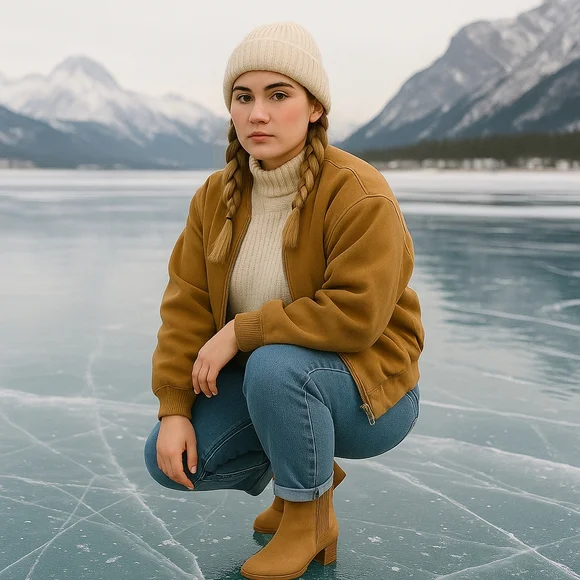 NWOT Forever Tan Nubuck Block Heel Boots Sizes 6.5, 7 & 10 Fall Winter Staple - Picture 12 of 12